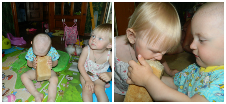 Малышкам 1 год и 9 месяцев!!!