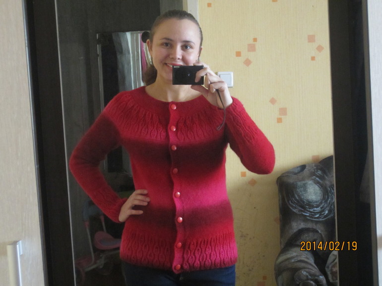 Конкурс Вязание спицами 3 Осень-Зима. Жакет Roheline.