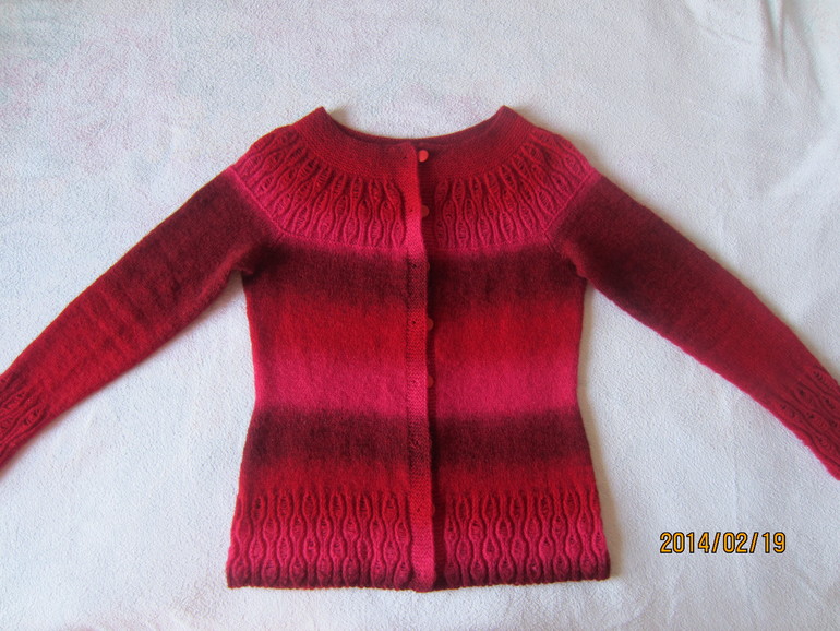 Конкурс Вязание спицами 3 Осень-Зима. Жакет Roheline.