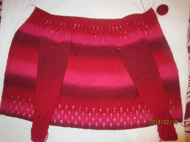 Конкурс Вязание спицами 3 Осень-Зима. Жакет Roheline.