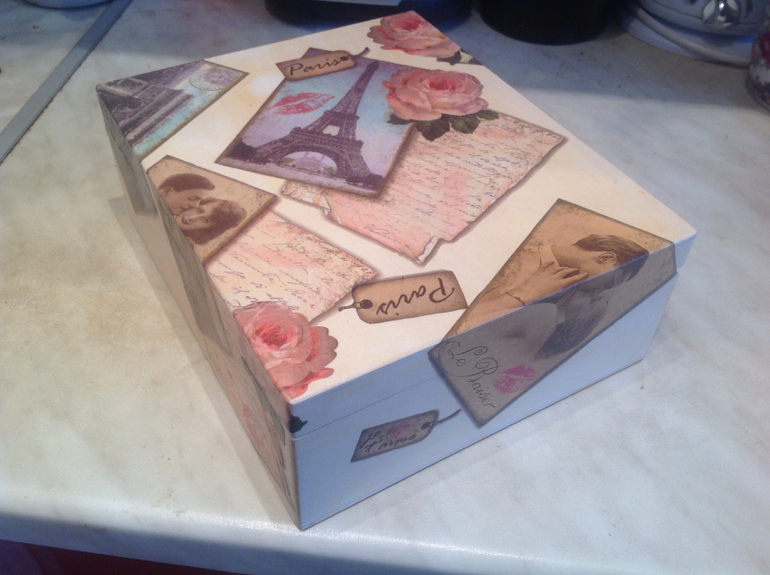 Шкатулка "Парижские письма"