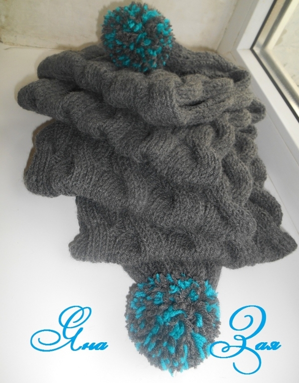Комплект шапка+шарф!