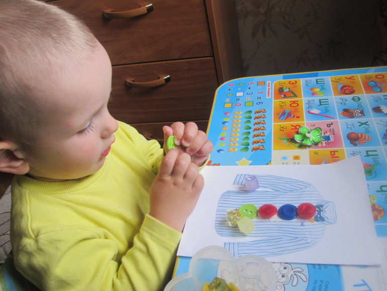 Занятие Шичида "Одежда-обувь"