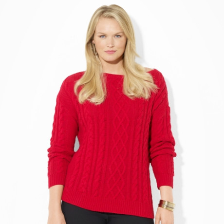Свитер Ralph Lauren красный, размер 2X