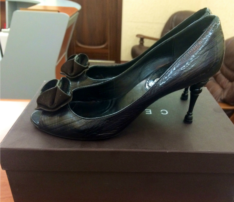 CELINE Туфли лакированные на 38 р Оригинал