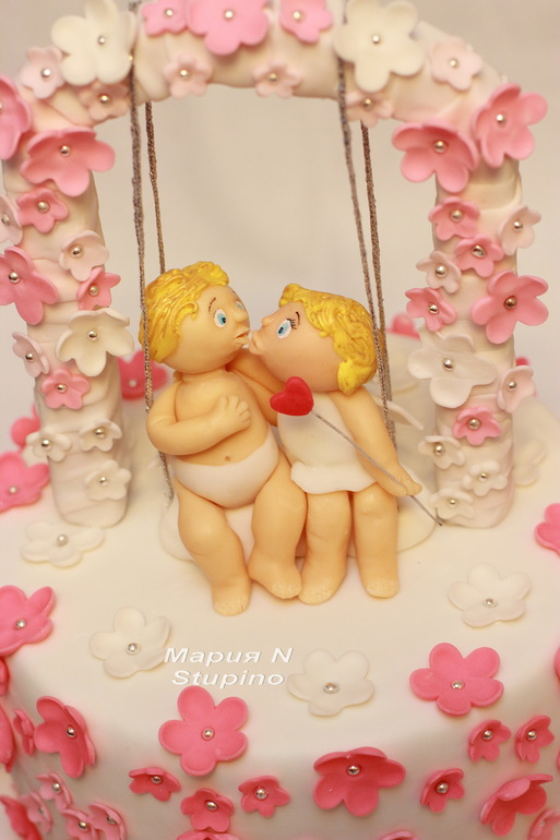 Свадебный с ангелочками:)