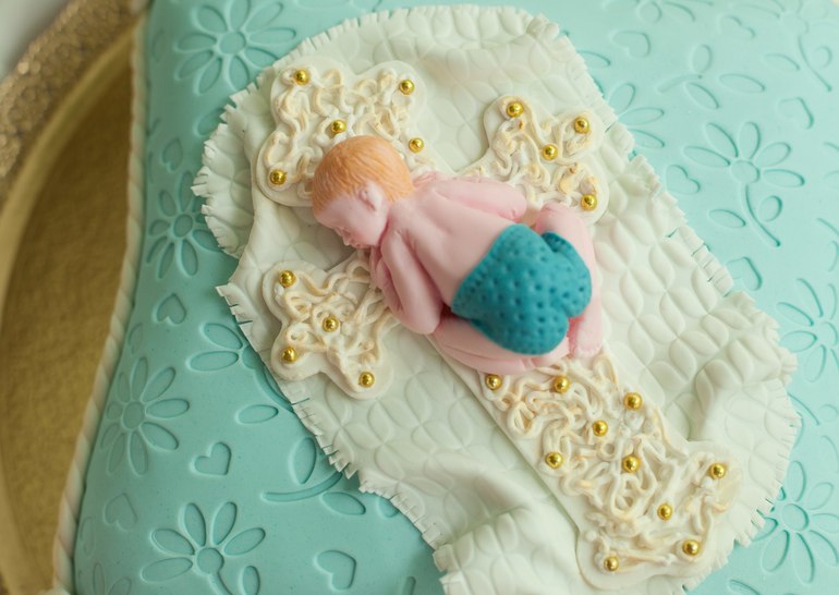 Подушечка на крестины.