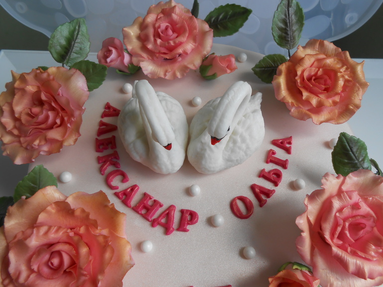 Тортик на юбилей свадьбы