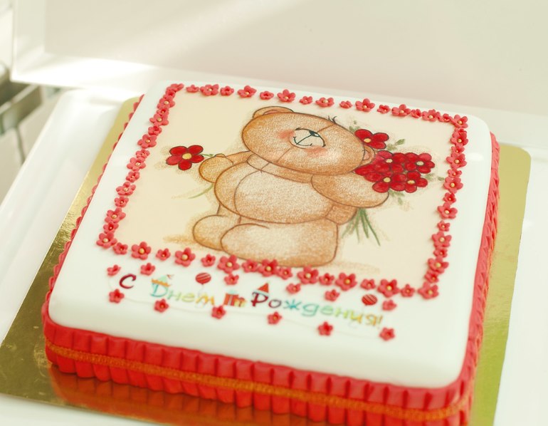 Фототортик