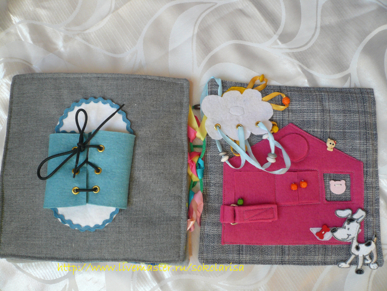 Развивающая книжка для Яночки