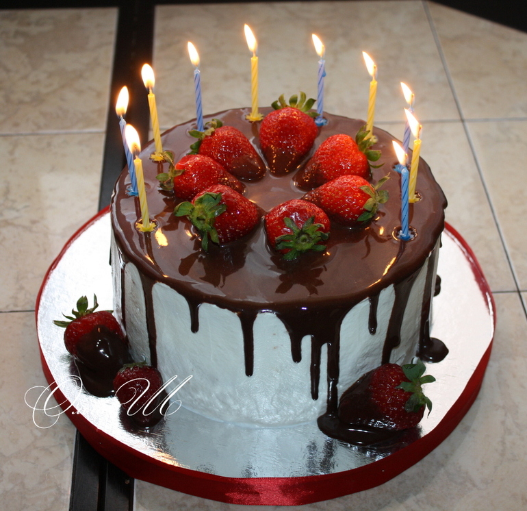 Тортик с клубникой