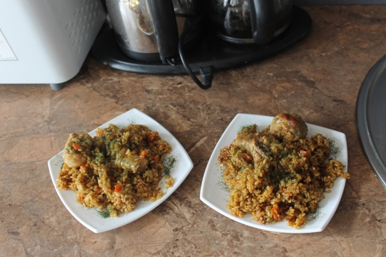 Плов из ножек куриных