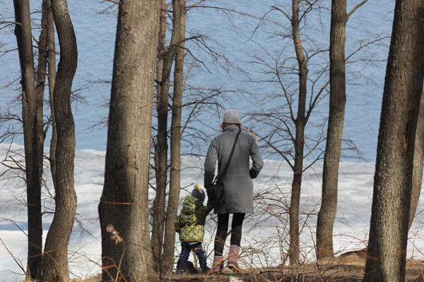 Когда у папы выходной, а на улице хорошая погода)