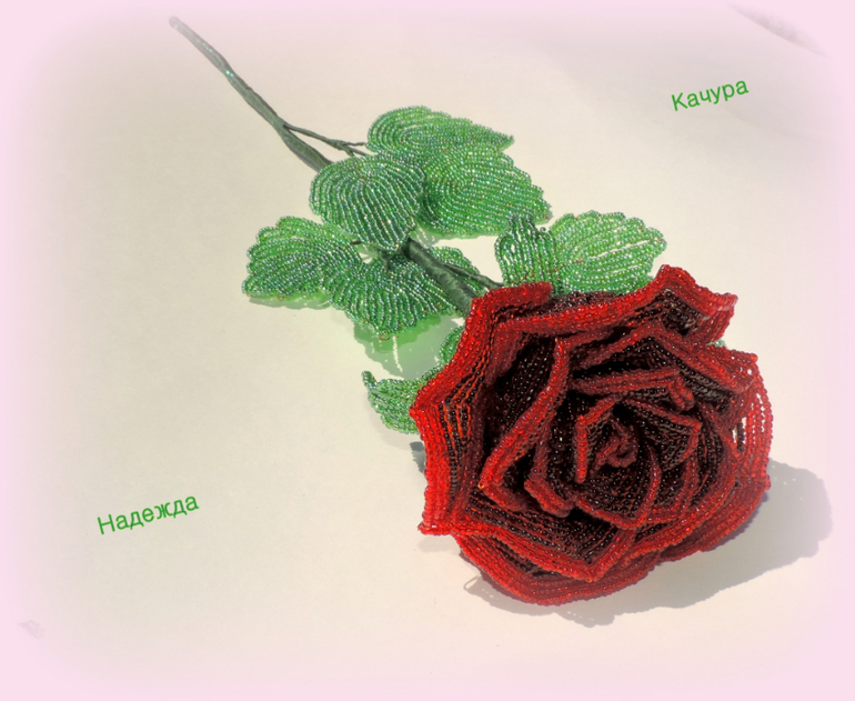 бисерная флористика в интерьере