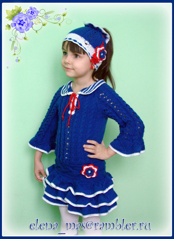 Теплый комплект для девочки