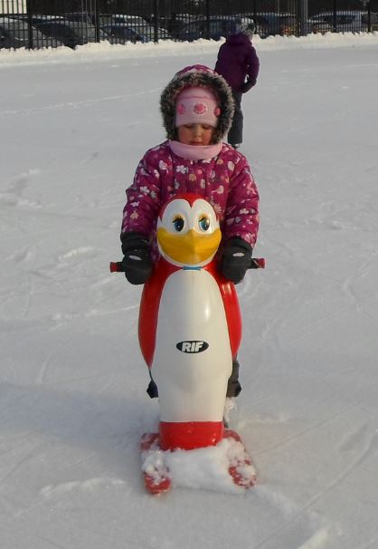 Встали на коньки)))