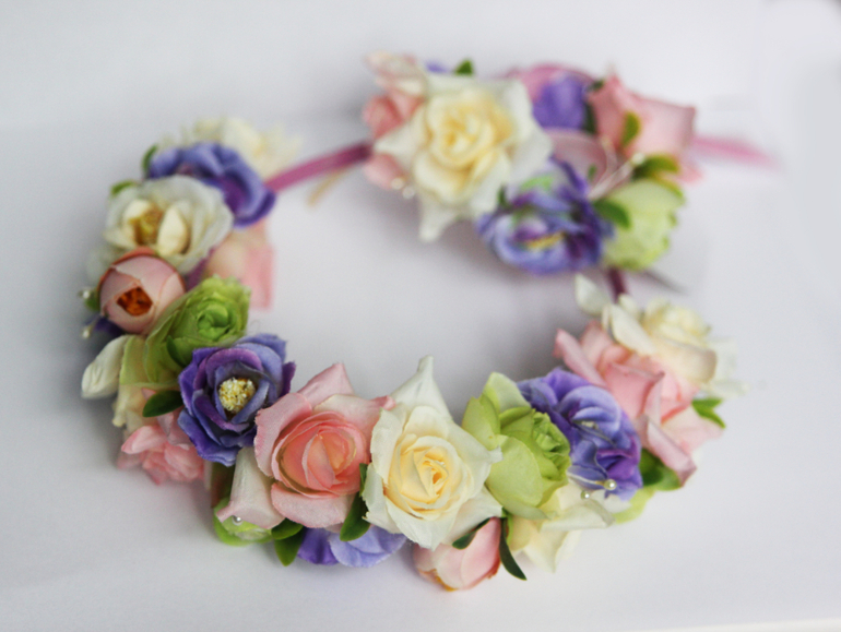 Ободки из цветов!