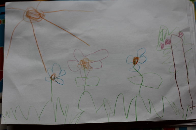 Андрей рисует