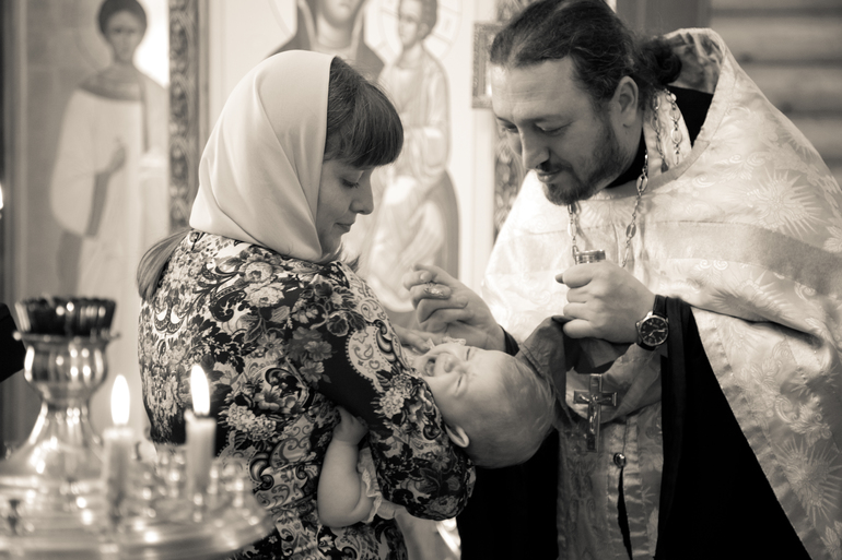 Крещение нашей Юляшки (фото)