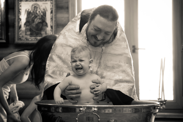 Крещение нашей Юляшки (фото)