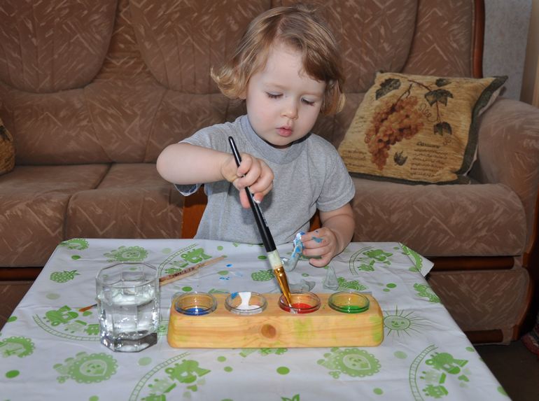 По следам вчерашнего поста про глину... Раскраска