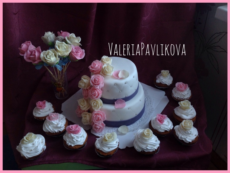 Торт свадебный