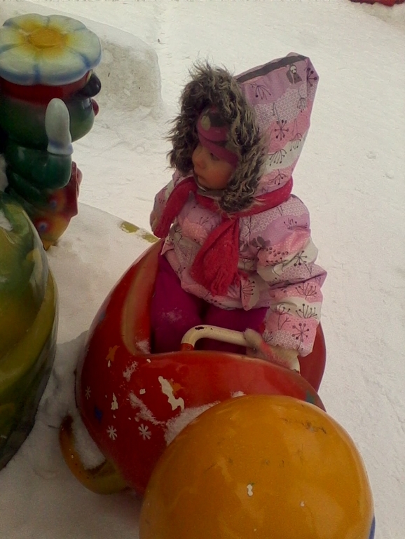 наши прогулочки в минус 13-15 градусов