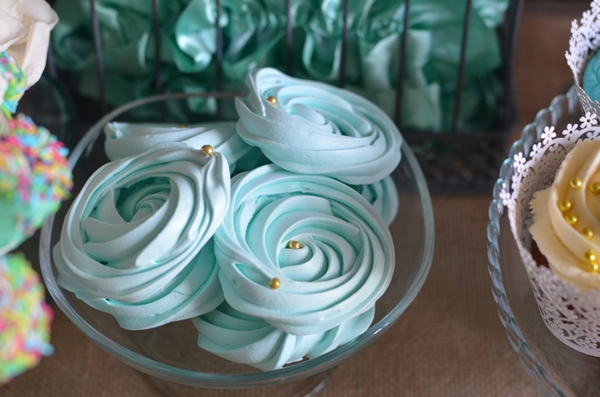 Набор сладостей в стиле Тиффани...