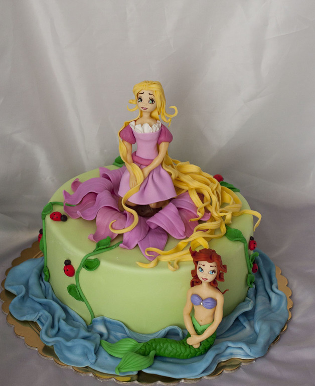 Рапунцель и Ариэль.