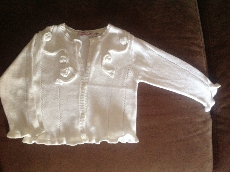 Кофточка х/б вязаная на 2-3 года