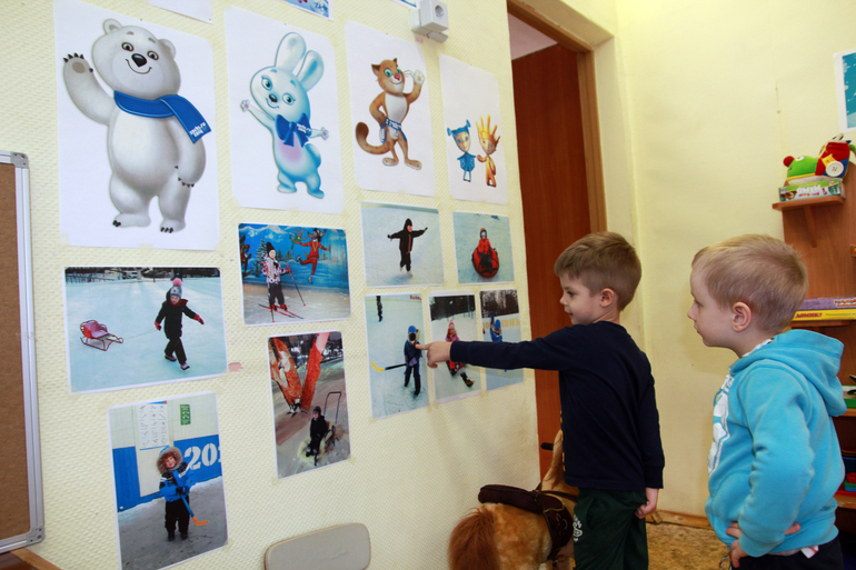 Оформление группы детского сада к Олимпиаде СОЧИ 2014