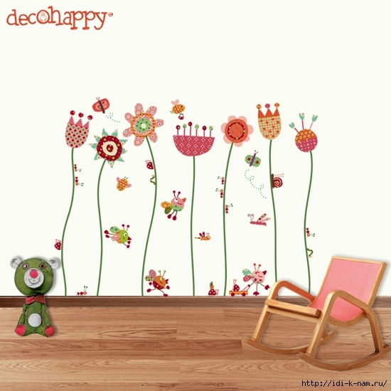 Стикеры для детской - дизайн своими руками