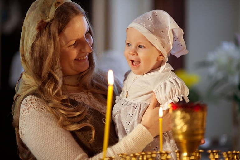 Фотосессия таинства крещения...