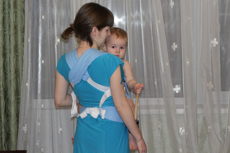 Приехал наш приз, эрго-рюкзак Дарина