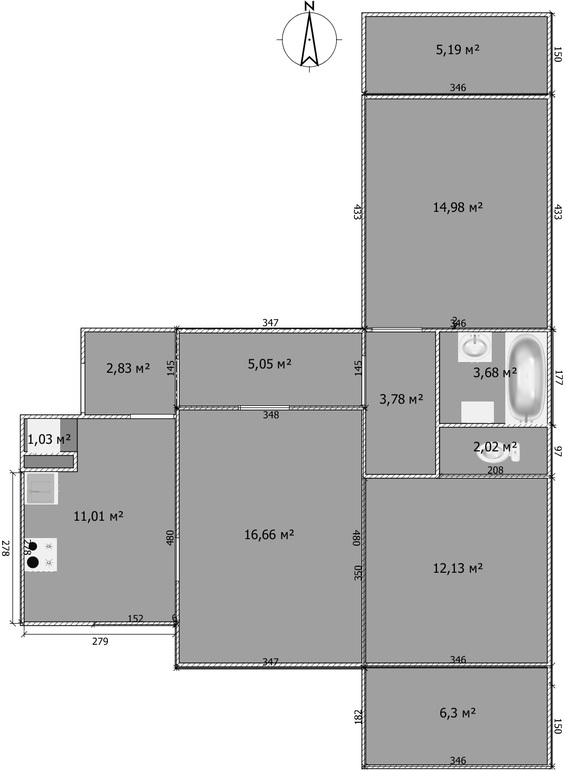 Как спланировать расположение комнат?