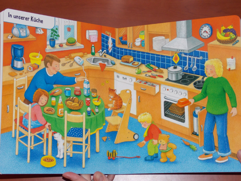 Развороты Bilder suchen - Wörter finden: Rundherum bei mir Zuhause  by Sybille Brauer