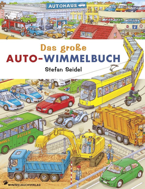 Развороты Das große Auto-Wimmelbuch by Stefan Seidel