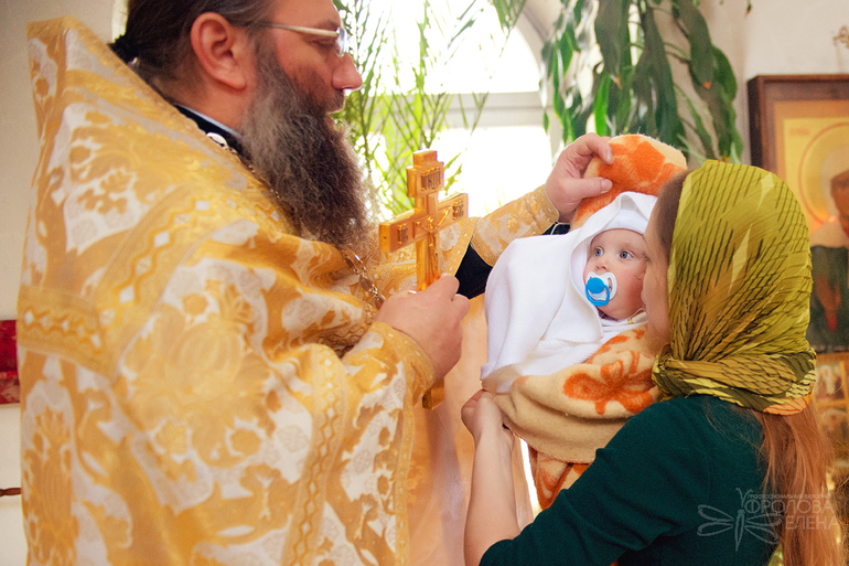 Таинство Крещения Николая