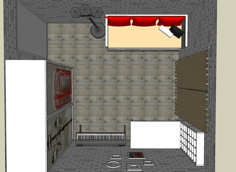 Мини Англия в красном