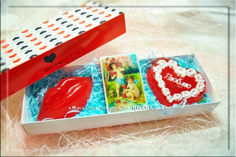 Мыльные валентинки))))