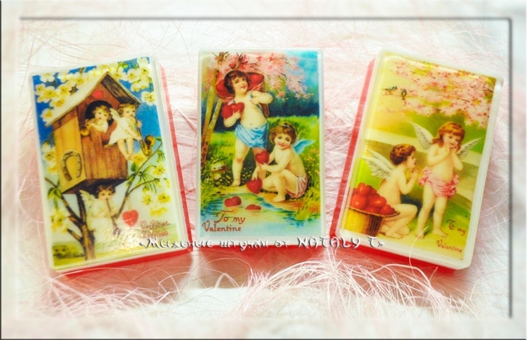 Мыльные валентинки))))