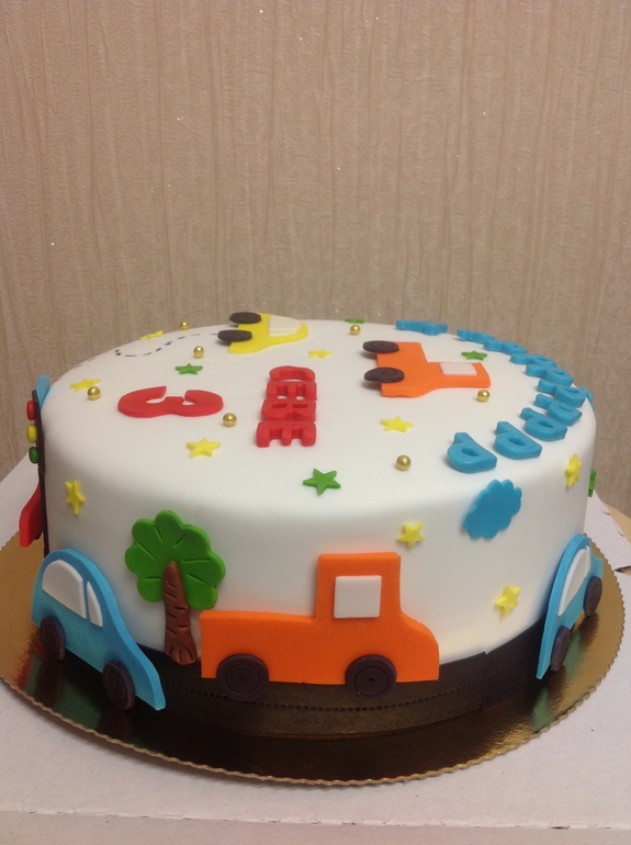 аппликация с машинками