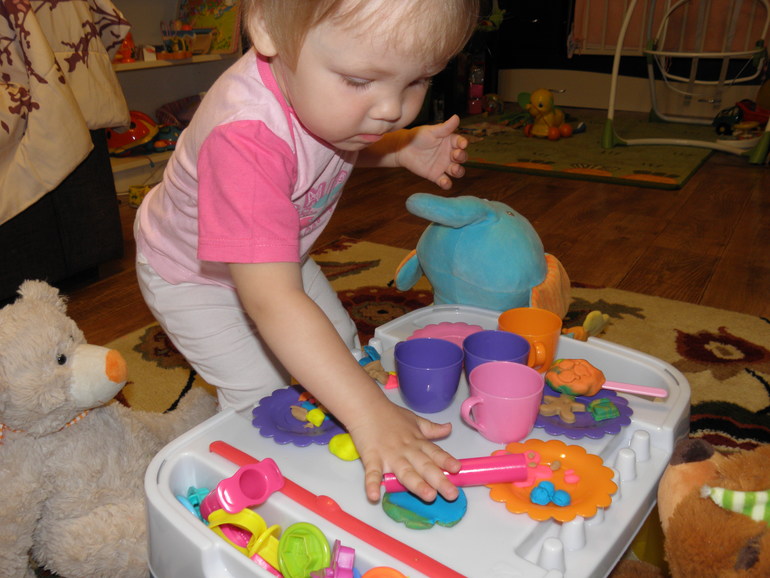 Пластилиновое чаепитие.