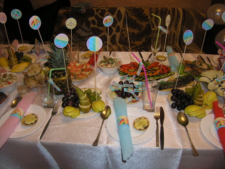 Радужная вечеринка Принцесски Аделиночки)))