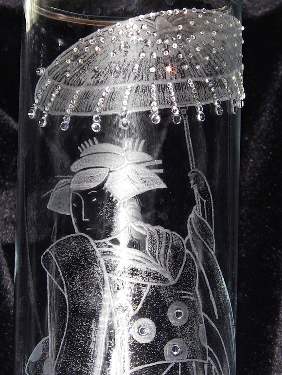 гравировка со стразами