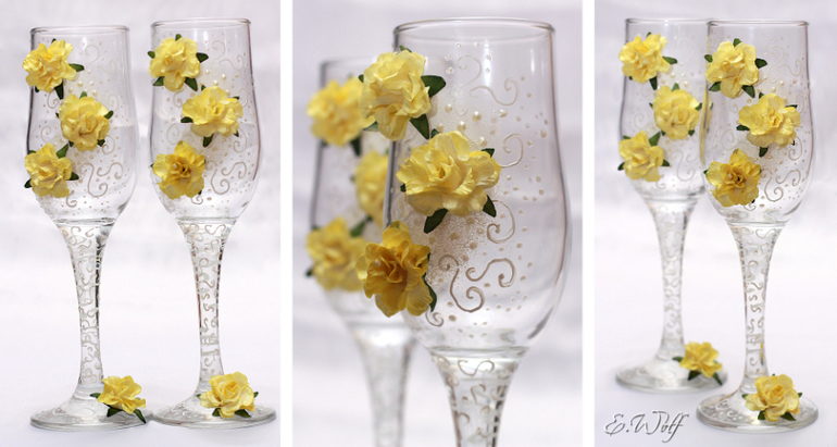 Свадебные бокалы