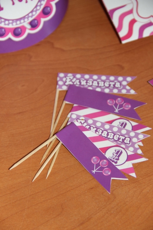 Конфетное оформление дня рождения