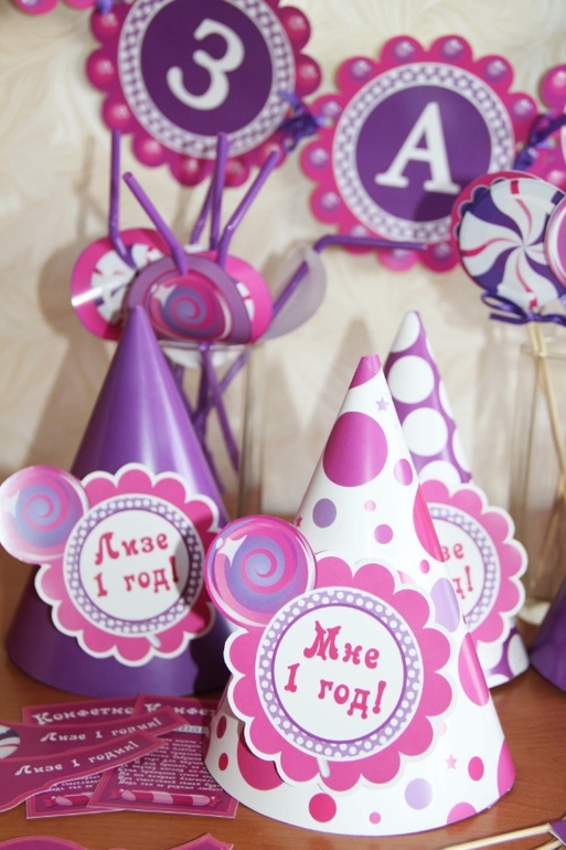 Конфетное оформление дня рождения
