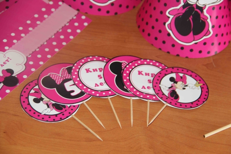 Набор для оформления дня рождения Минни Маус