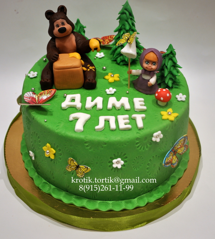 торт маша и медведь